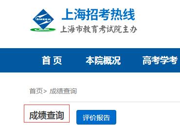 上海教育考试院自考成绩查询官网