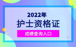 中国卫生人才网2022年护士执业资格考试成绩查询入口